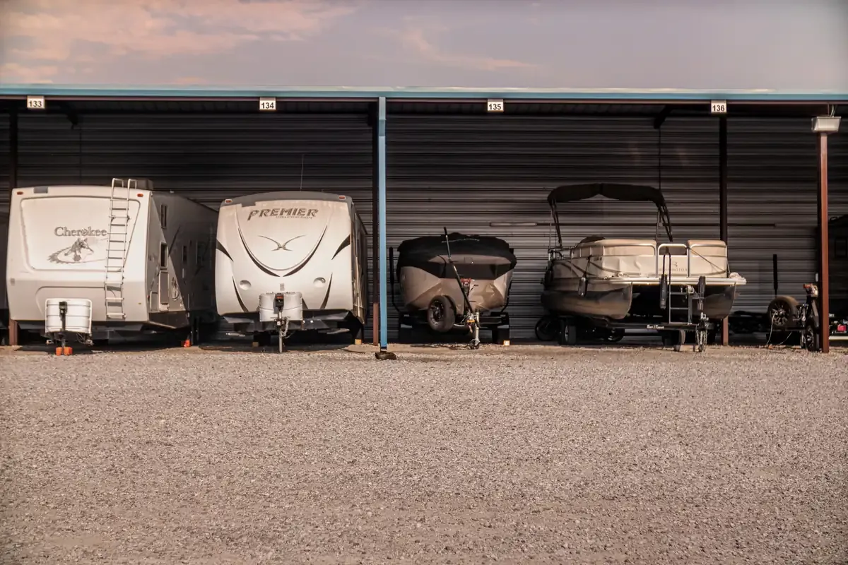 Boat and RV storage units KO Storage of Azle, TX